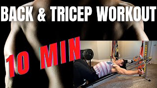 Total Gym Back and Tricep Workout (10 min)