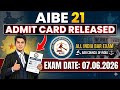 All India Bar Exam AIBE 21 Admit Card | Admit Card Released All India Bar Exam AIBE, AIBE Admit Card
