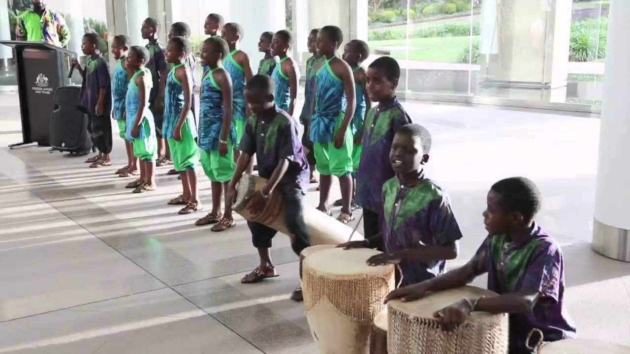 African Children’s choir visits DFAT