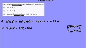 Probability - addition and multiplication rules