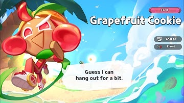 Grapefruit Cookie gacha animation (high quality) | CookieRun: Kingdom