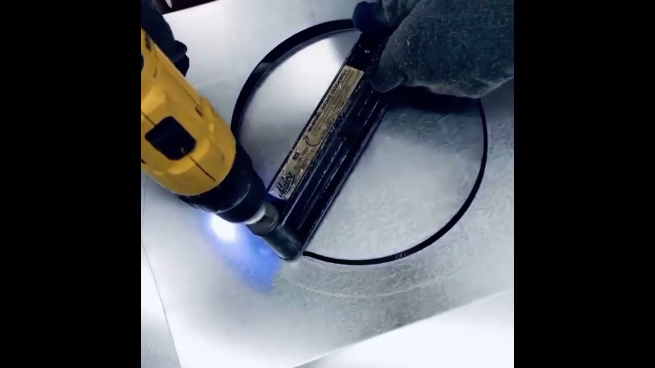 Malco Hc1 2” to 12in. Sheet metal hole cutter Hvac YouTube