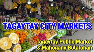 TAGAYTAY CITY MARKETS | Exploring the Public Market + Mahogany Beef & Bulalohan | Philippines