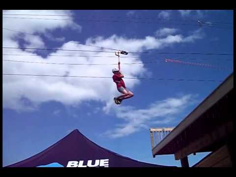 Blue Mountain Village-Childrens Zip Line - YouTube