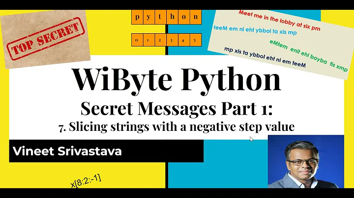 Python Programming| How to slice strings with a negative step size?