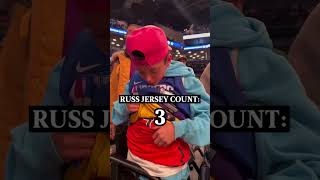 Russell Westbrook Fan Rocking 7 Jerseys La Clippers