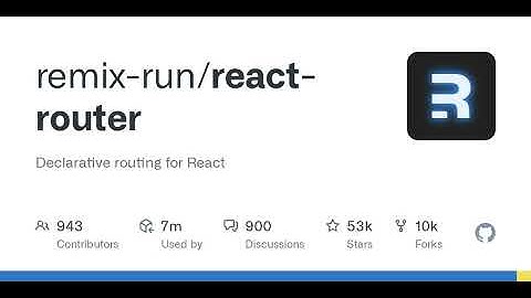GitHub - remix-run/react-router: Declarative routing for React