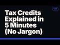 Tax Credits Explained in 5 Minutes (No Jargon)