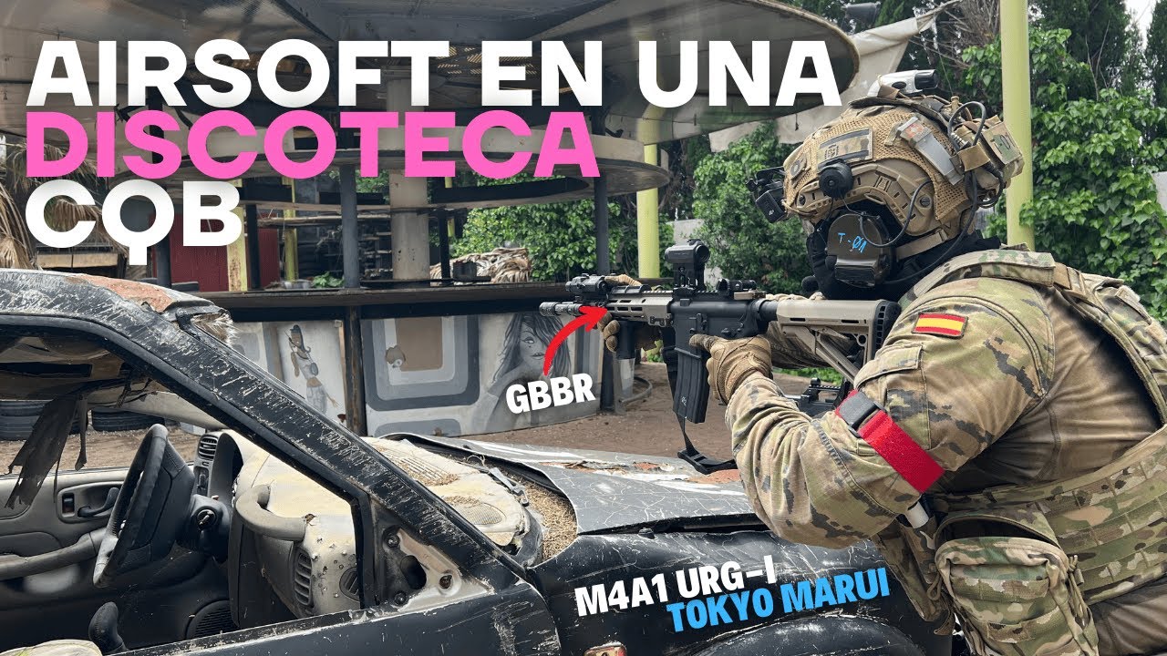 CQB en una DISCOTECA // M4A1 URG-I GBB