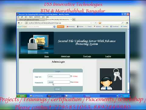 Secure file uploading server with advance protecting system – Academic project