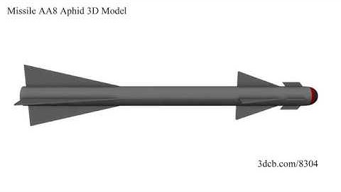 Missile AA8 Aphid 3D Model