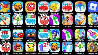 Sonic Dash Vs Count master  & Join & Clash & Blob Runner 3D Vs Giant Rush Roblox Gameplay  screenshot 4