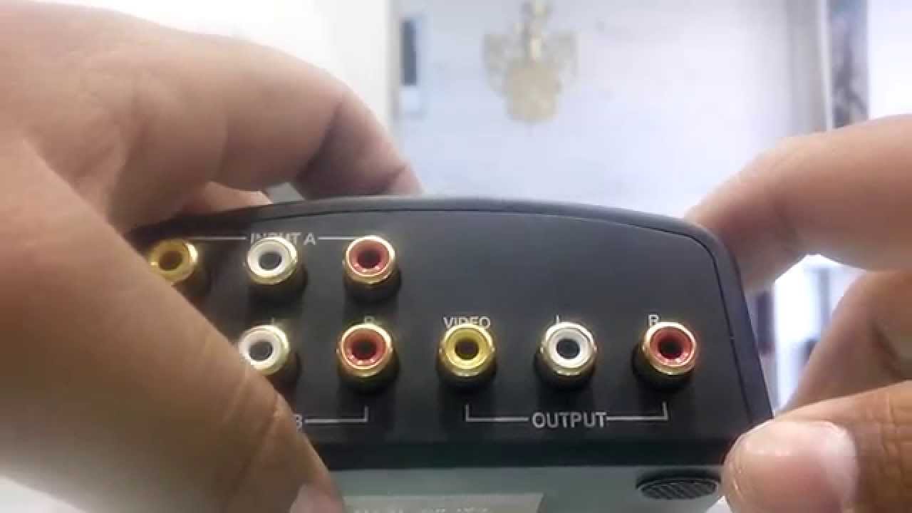 RadioShack Composite A//V Selector Switch