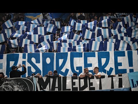 Video RISORGERE | La scenografia popular degli Ultras Lazio in trasferta contro il Genoa