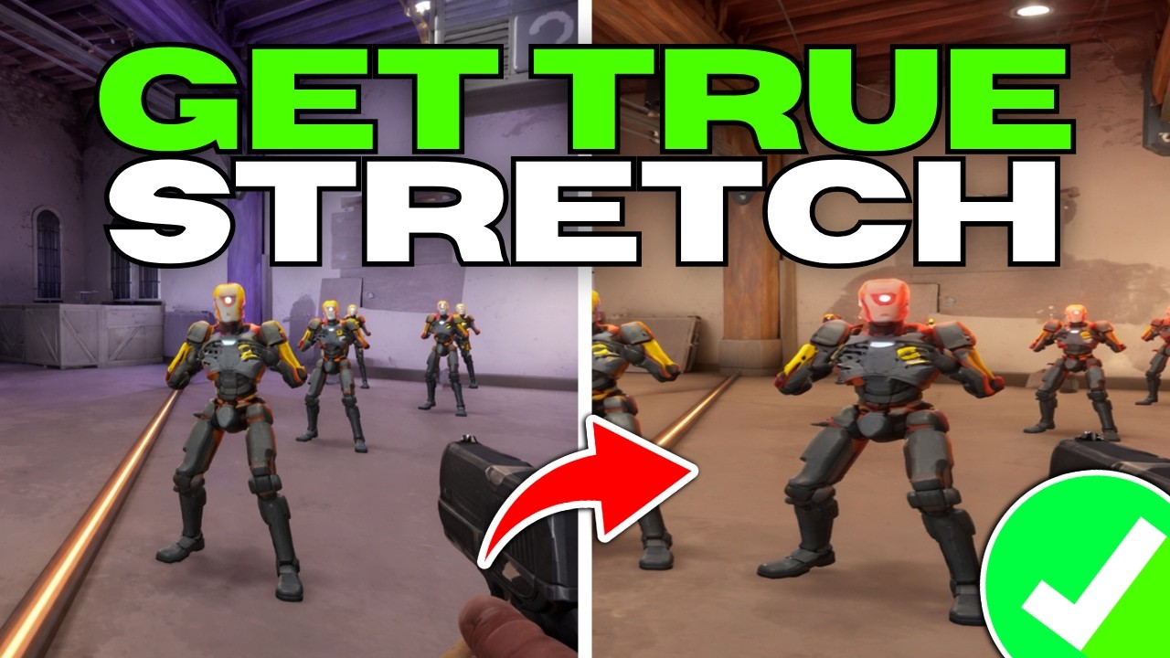 True Stretch Resolution How To Get True Stretched Res in Valorant - 2026 (1440x993, No Black ...