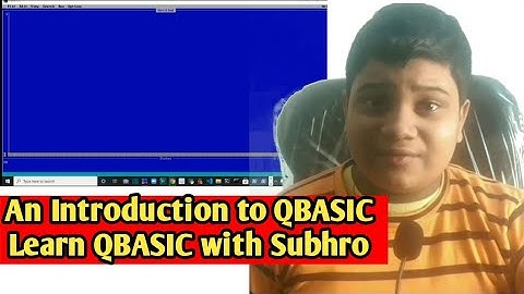 What is QBASIC| Introduction To QBASIC Programming Language|