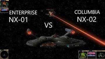 NX 01 Enterprise VS NX 02 Columbia | Is there a difference? | 2 Battles | Both Sides | Star Trek