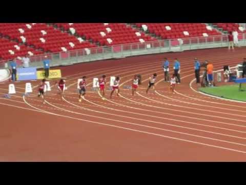 100m Men Final FALSE START 1 - 2015 Singapore Open