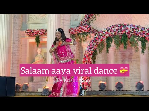 Salaam aaya viral dance by Krishna Soni | Full Video | Baisa Dance