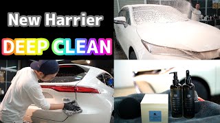 運命的な出会いを感じる新型ハリアーを徹底洗車します。New Harrier/ Satisfying Car Detailing