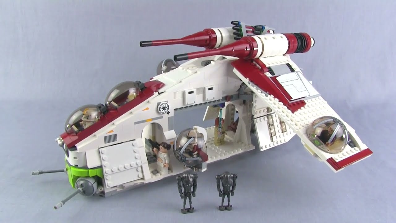 🔄 LEGO Star Wars 2013 Republic Gunship review! 75021 re upload
