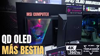 🔥MSI se vuelve LOCA: Tandem QD-OLED 4K 360 Hz, Mini LED Glossy 5K y más | Computex 2026