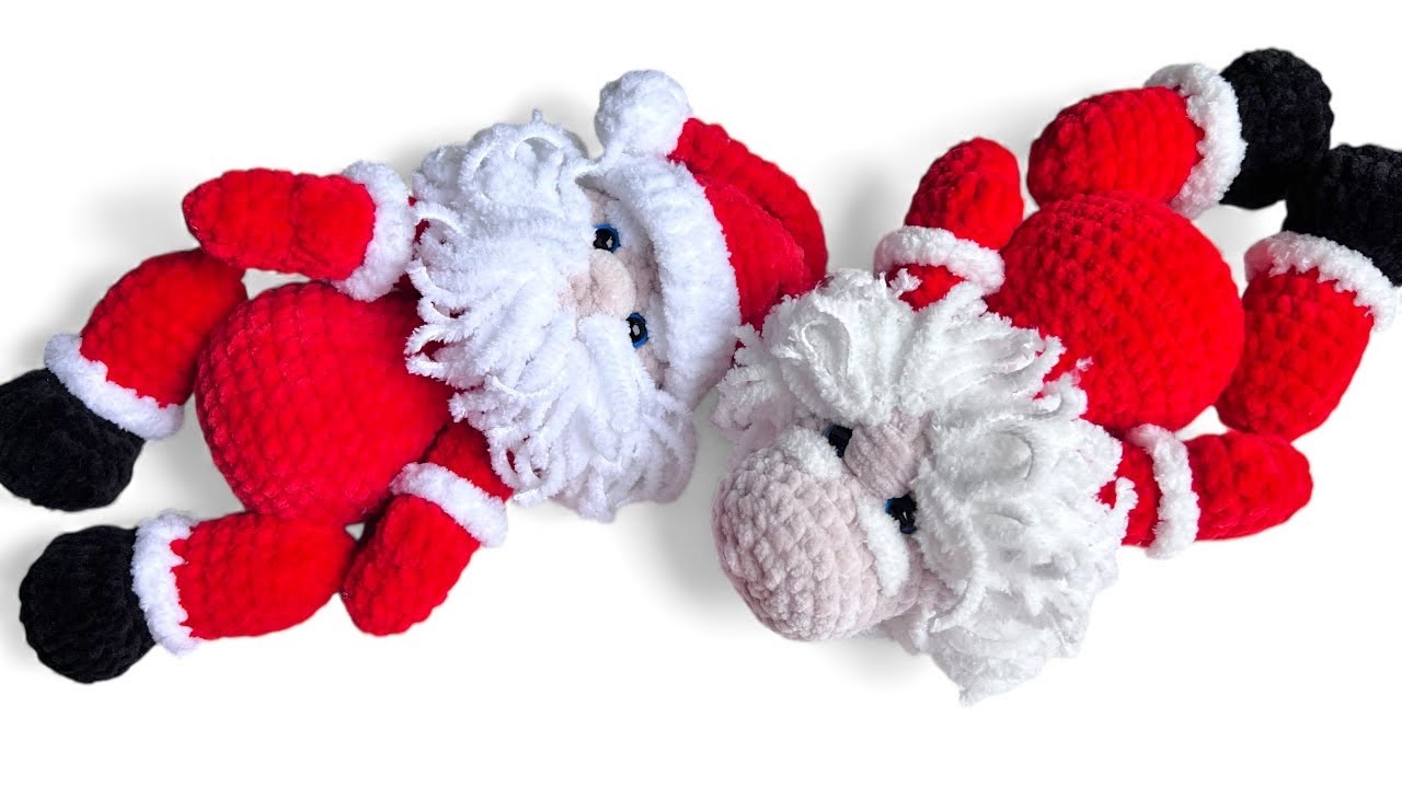 Crochet Santa 🎅 // Santa crochet master class // Part 3: eyebrows