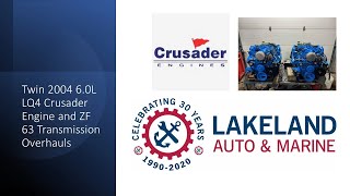 2004 Crusader 6.0L LQ4 Marine Engine Overhauls Including Test Running by Lakeland Auto & Marine 269 views 1 month ago 8 minutes, 44 seconds