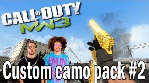 Mw3 Custom Camo Pack #2 (+ Golden Deagle) - Free Download!