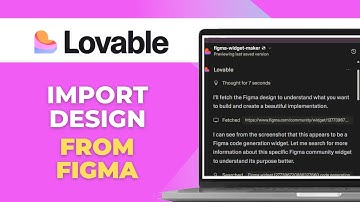 How To Import a Design from Figma Into Lovable