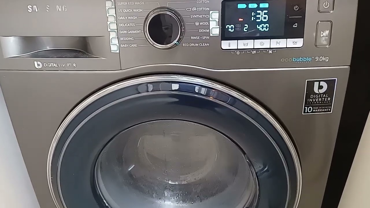 Samsung Ecobubble Eco Drum Clean Cycle
