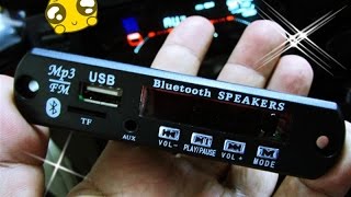Bluetooth 12V MP3 WMA Decoder Board Audio Module TF USB Radio