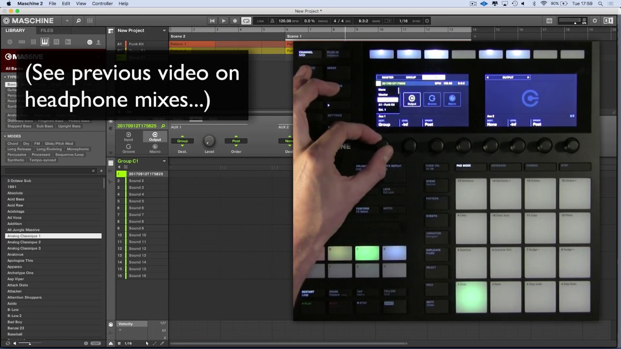Maschine MK3 First Look Part 6: Sampling - YouTube