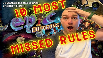 Did YOU Miss these Rules - Tiny Epic Dungeons