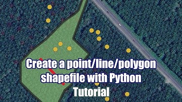 How to create a point/line/polygon shapefile with Python and Fiona - Tutorial
