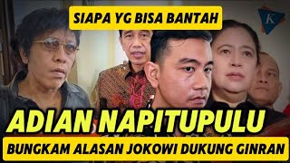 ADIAN NAPITUPULU BUNGKAAM PEMBEELA PRABOWO GIBRAN SAMPAI TIDAK BISA NGOMOONG