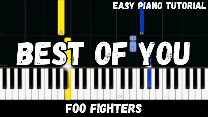 Best of You Piano version - Piano performance video thumbnail