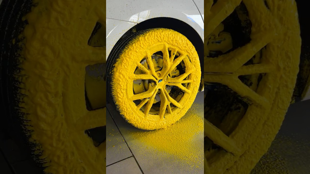 Most Satisfying BMW Wheel Wash!