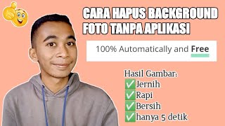 TUTORIAL HAPUS BACKGROUND FOTO TANPA APLIKASI screenshot 5