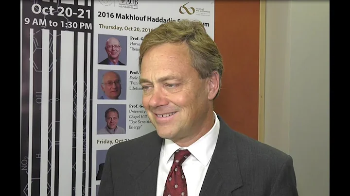 2016 Makhlouf Haddadin Symposium - Prof. Gerald Me...