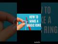 MAGIC RING made easy for beginners #shorts