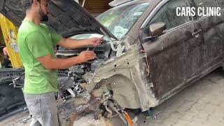 Restoring a Maruti Ciaz Car | After Front End Collision | Cars Clinic #carsclinic #fatehmotorsdelhi