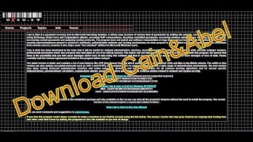 How to download & install Cain & Abel...(MSP TECH TIPS)