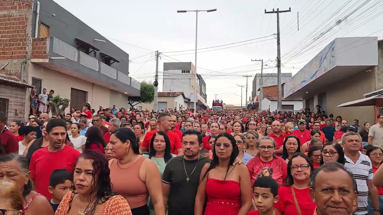 Procissão de São Sebastião em Nova Cruz RN, terça-feira 20 de janeiro de 2026