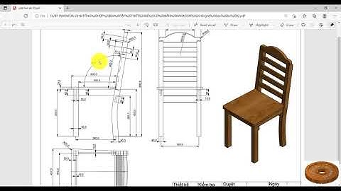 HỌC INVENTOR SỐ 23 GHẾ BÀN ĂN | INVENTOR TUTORIAL # 23 DINING CHAIR