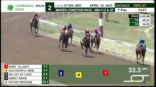 Ruby's light(longshot) 41/1 shows dominance