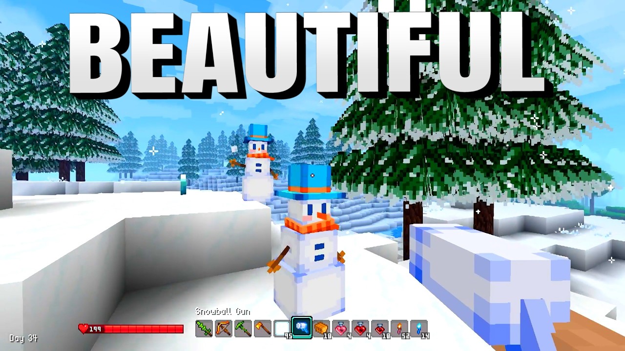 This Snow Biome is BEAUTIFUL but DEADLY! - Allumeria Gameplay