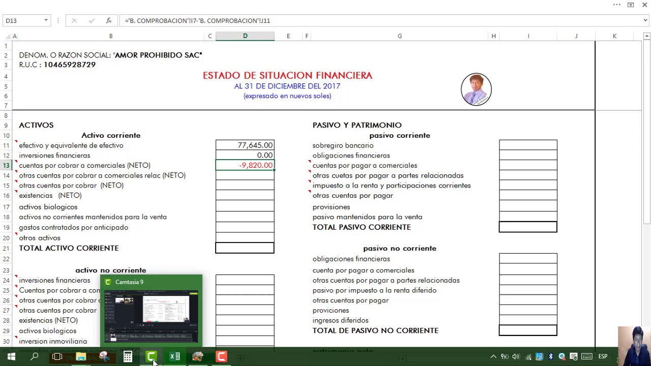 Encabezado De Estado De Situacion Financiera www.youtube.com