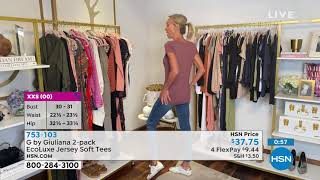 G by Giuliana 2pack EcoLuxe Jersey Soft Tees screenshot 5