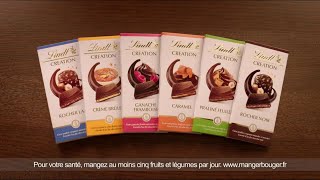 Tablette de chocolat publicitaire Excellence Lindt & Sprüngli